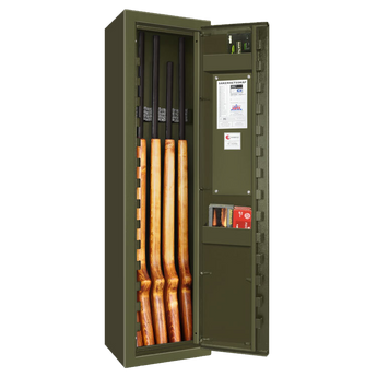 grönt vapenskåp från scandinavian safe