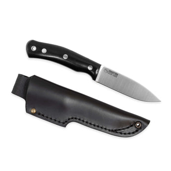 No.10 SFK, Svart micarta med svart läderfodral