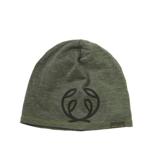 Coley Wool Beanie Dark Green