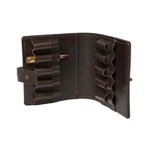 Aim Leather Cartridge Case Leather Brown