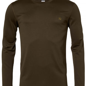 Alaska 1795 CoolDry Ms LS T-Shirt Solid Brown