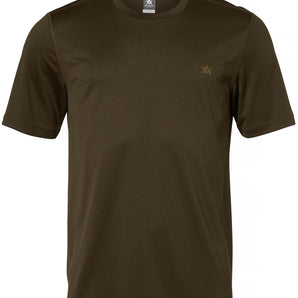 Alaska 1795 CoolDry Ms T-Shirt Solid Brown