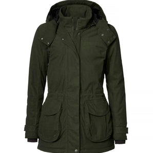 Basset Chevalite Fill130 Jacket Women Dark Green