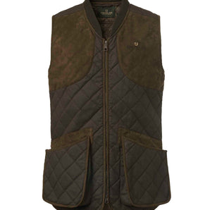 Vintage Original Shooting Vest Men Leather Brown