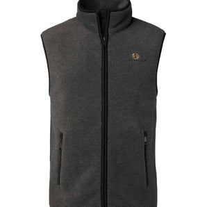 Mainstone Fleece Vest Men Anthracite w Black