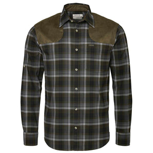 Chill Shooting Fit Coolmax Shirt Men Fern Green Checked