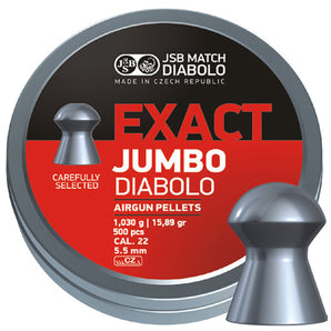 JSB Exact Jumbo, 5,50mm - 1,030g diaboler för luftvapen