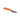 flatslipad jaktkniv med orange G10 skaft