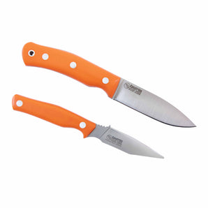 Casström Hunter's Combo, Dubbel jaktkniv, Orange G10