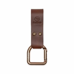 dangler för jaktkniv i brunt läder