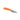 flatslipad jaktkniv med orange G10 skaft