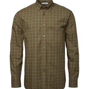 Belmont Regular Fit Shirt Men Forest Green Tattersall