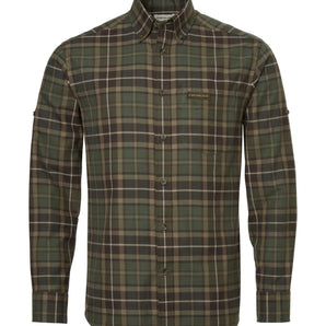 Teal Light Flannel Shirt Men Hemlock Green Checked