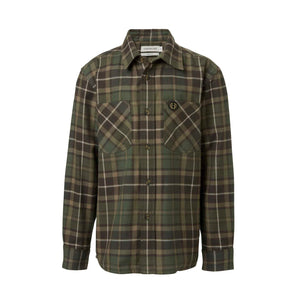 Teal Light Flannel Shirt Junior Hemlock Green Checked