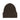 Point Wool Beanie Dark Brown