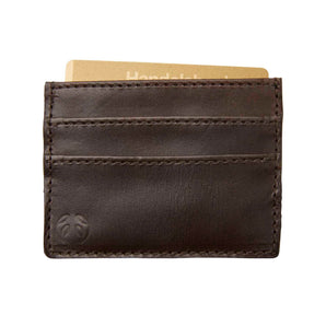 Trigger Leather Card Holder Leather Brown