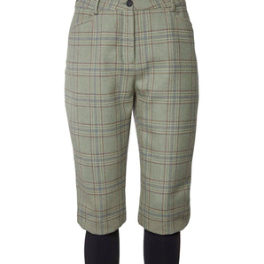 Advie Tweed Breeks Women Willow Green Checked
