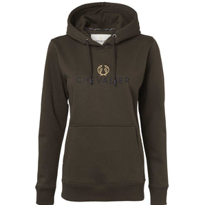 Hill Hoodie Women Leather Brown