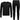 Alaska Superior Merino Ms Base Layer Set Black