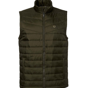 Exton Padded Vest Men Dark Forest Green