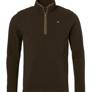 Beater Half Zip Fleece Pullover Men Dark Forest Green